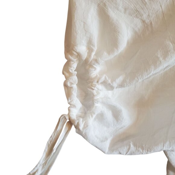 Entro Anthropologie White Medium Colorful Crochet Flowers Floral Cardigan XL - Picture 5 of 15